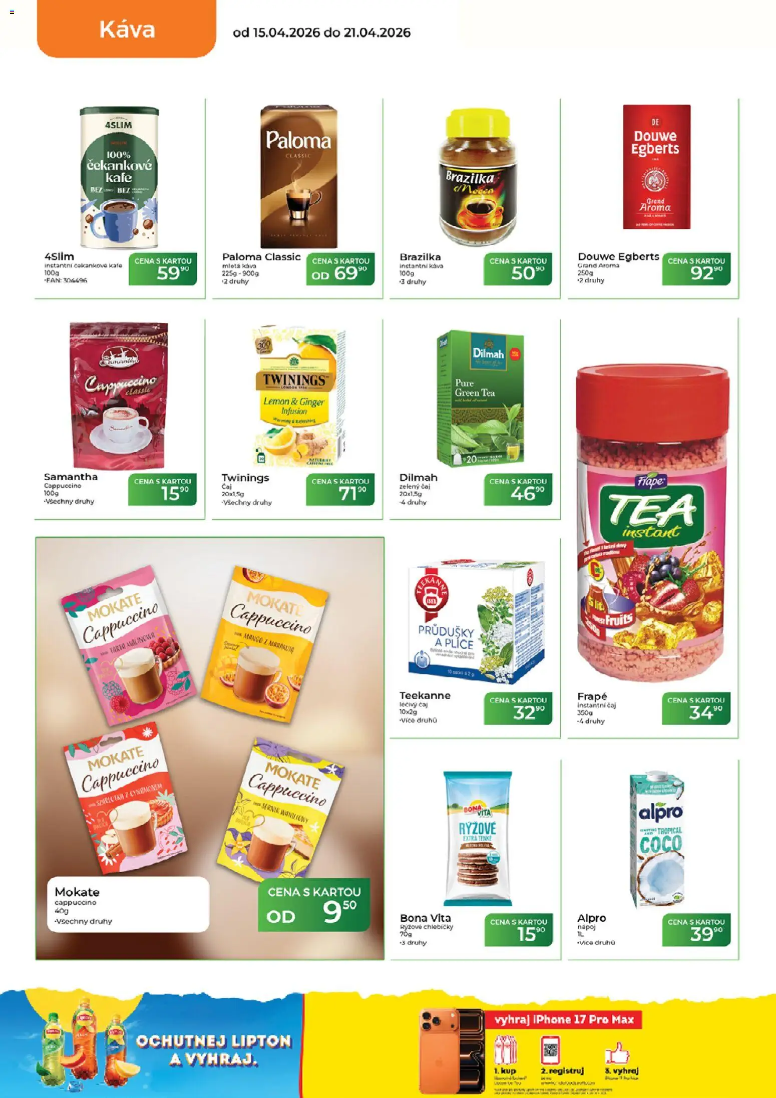 Tamda Foods leták od 15.04.2026 | Strana: 24 | Produkty: Mokate, Iphone, Douwe Egberts, Mletá káva
