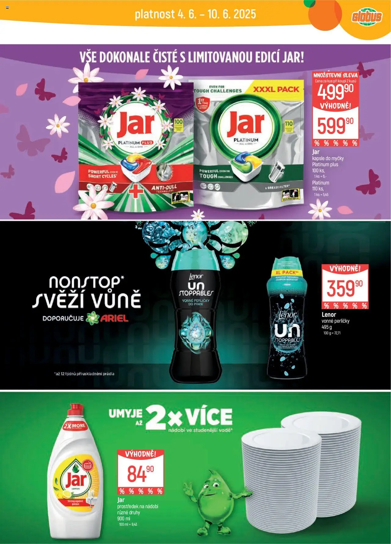 Globus leták - Trmice od 04.06.2025 | Strana: 35 | Produkty: Nádobí, Jar kapsle, Kapsle, Jar