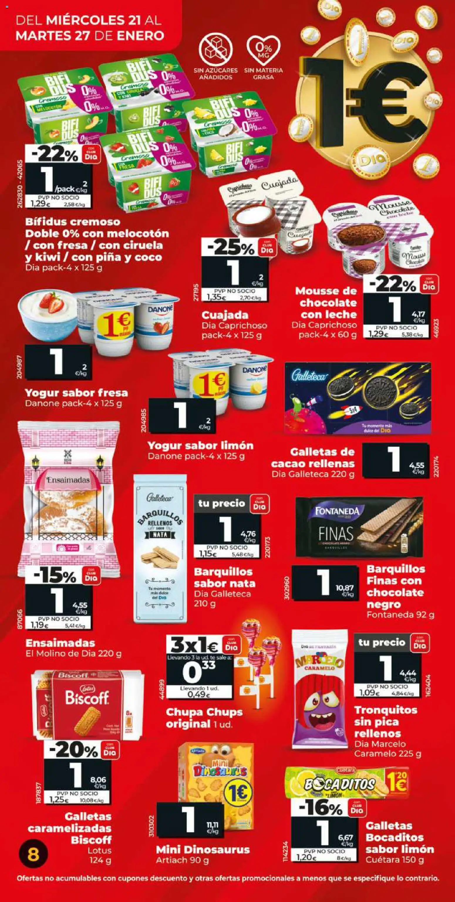 Dia - folleto Market │ válido desde el 21.01.2026 | Página: 8 | Productos: Chocolate, Té, Chocolate con leche, Φρυγανιές σικάλεως