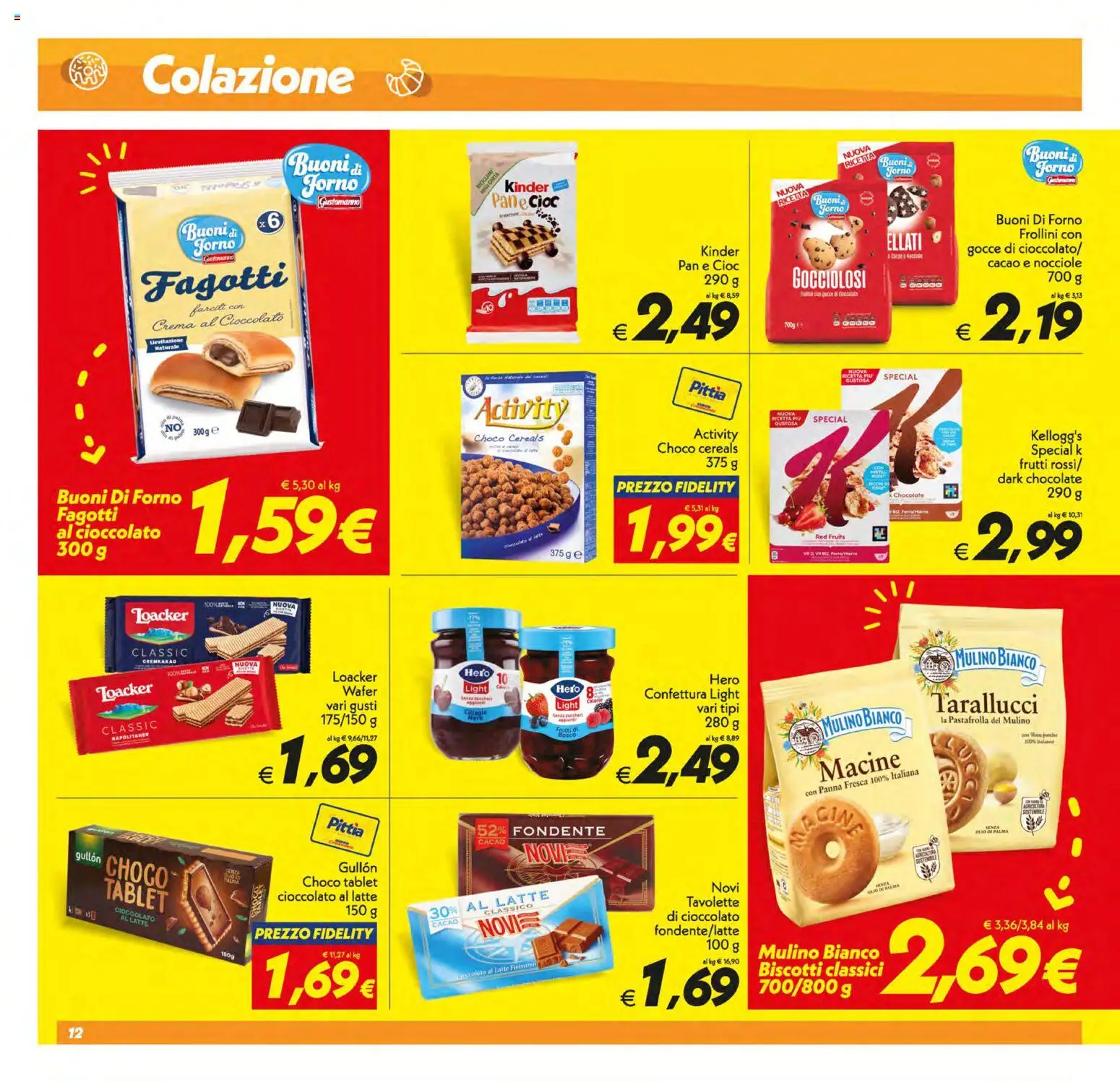 Volantino SuperConveniente del 05.01.2026 | Pagina: 12 | Prodotti: Crema, Cioccolato, Panna, Cacao