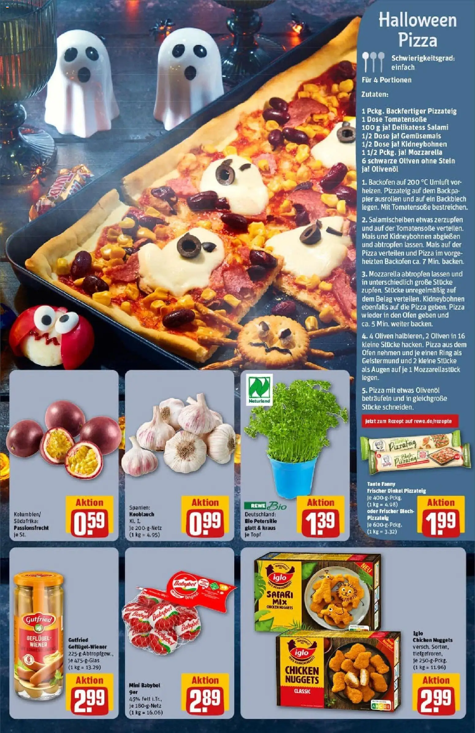 Rewe prospekt Mannheim	 – gültig ab 26.10.2025 | Seite: 7 | Produkte: Iglo, Petersilie, Salami, Pizza