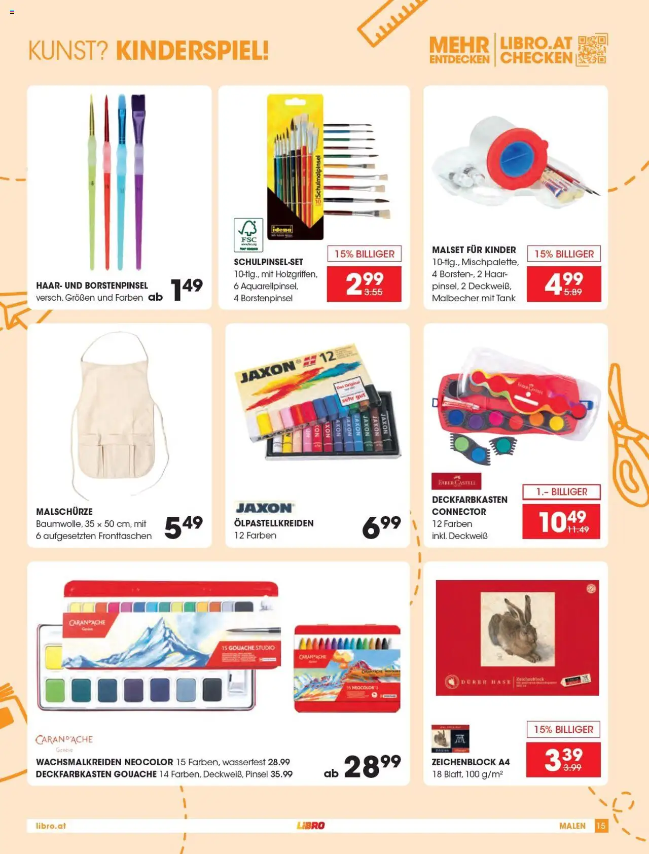 Libro Schulkatalog gültig ab 31.07.2025 | Seite: 15 | Produkte: Pinsel
