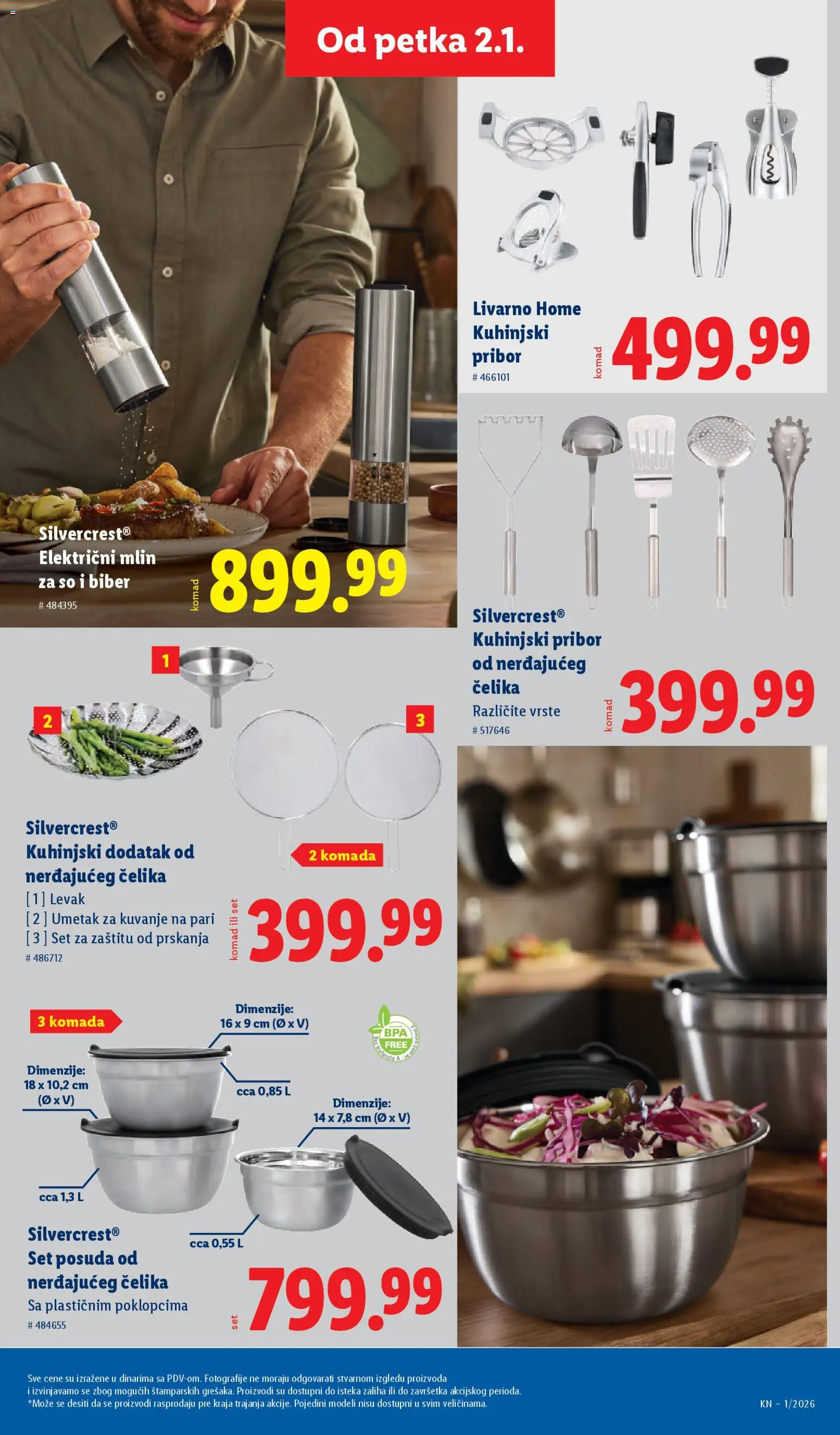 Lidl katalog - važi od 02.01.2026 | Strana: 67 | Proizvode: Silvercrest, Mlin za so i biber, Mlin, So