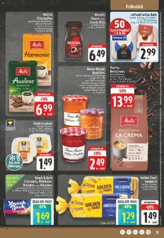 Golden Toast VOLLKORN, HARMONIE Reich an Ballaststoffen 90% - gültig ab dem 18.08.2025 | Seite: 11 | Produkte: Melitta, Nescafe, Zucker, Salat