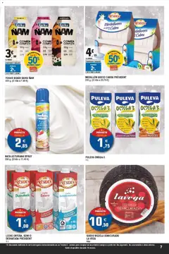 Vista previa E.Leclerc folleto válido desde el 07.01.2026 | Página: 7 | Productos: Leche desnatada, Medallones, Yogur, Chocolate