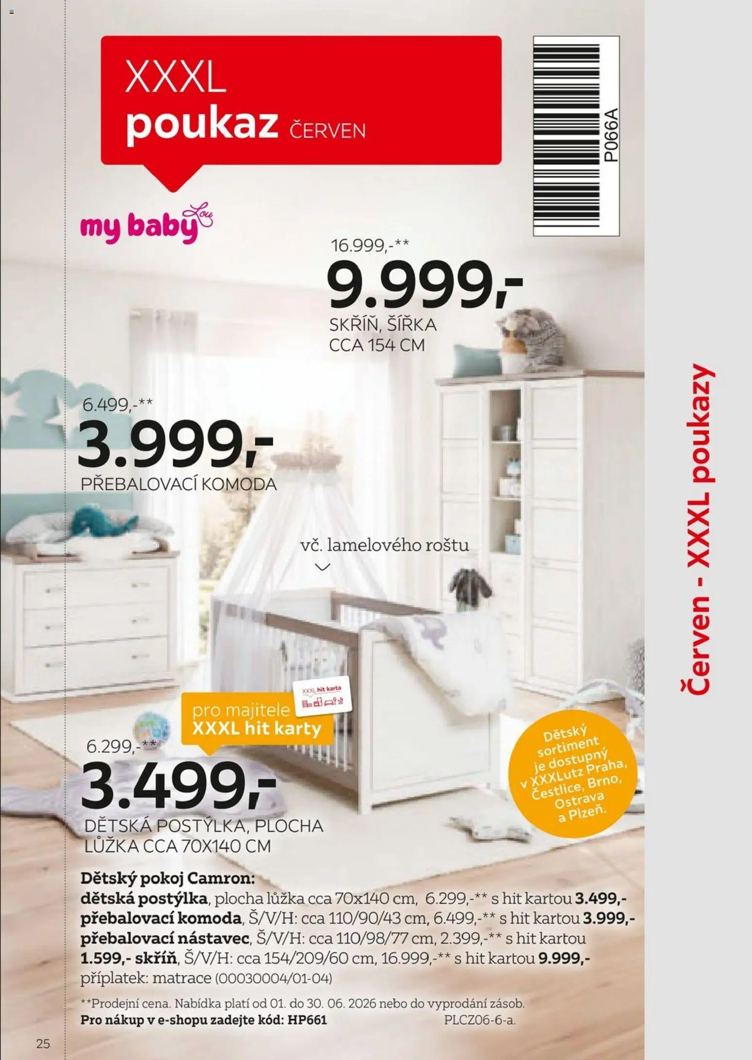 XXXLutz leták - Být věrným zákazníkem se vyplatí od 01.02.2026 | Strana: 25 | Produkty: Matrace, Komoda, Karty, Přebalovací komoda