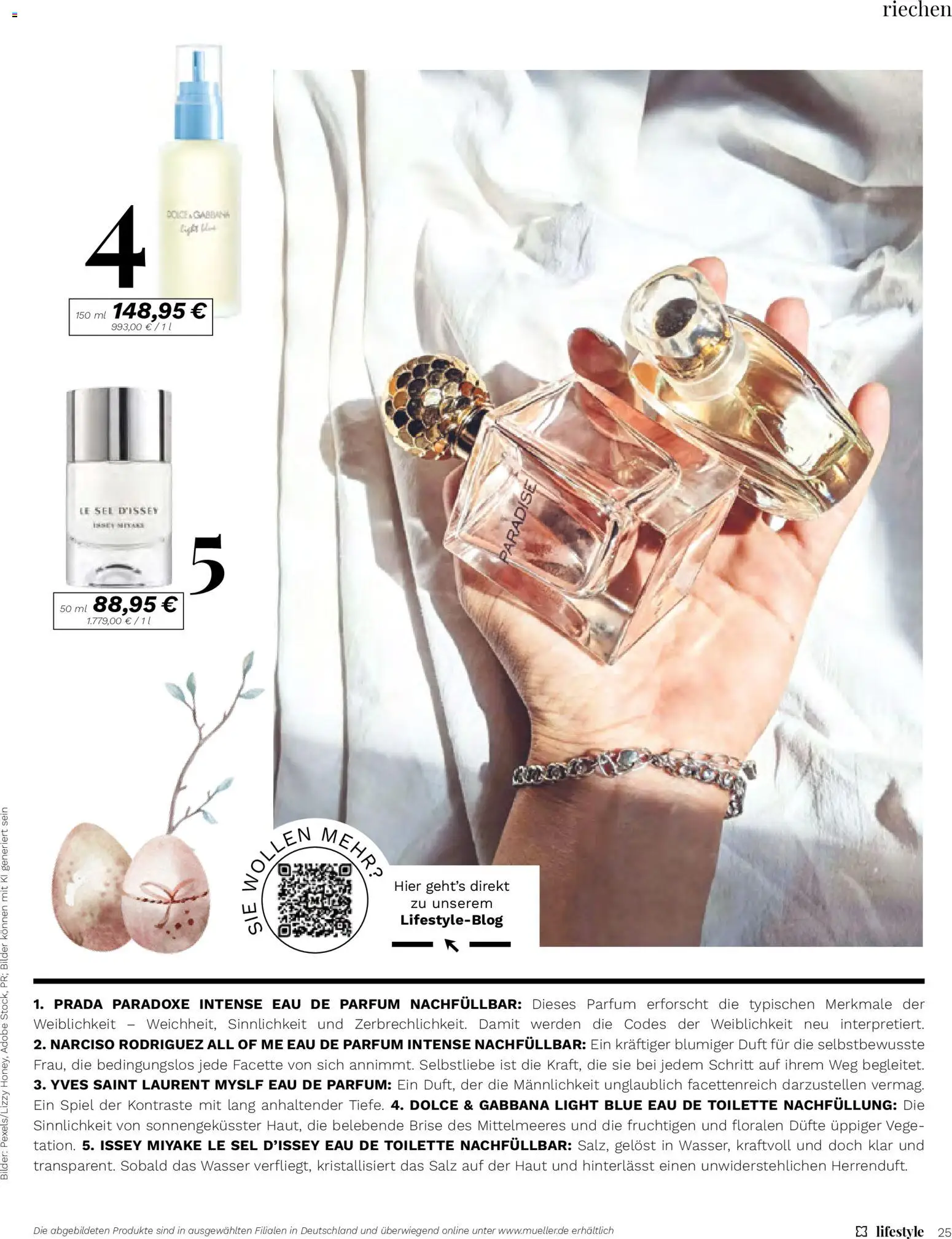 Müller Lifestyle – gültig ab 12.03.2026 | Seite: 25 | Produkte: Spiel, Eau de Toilette, Wasser, Salz