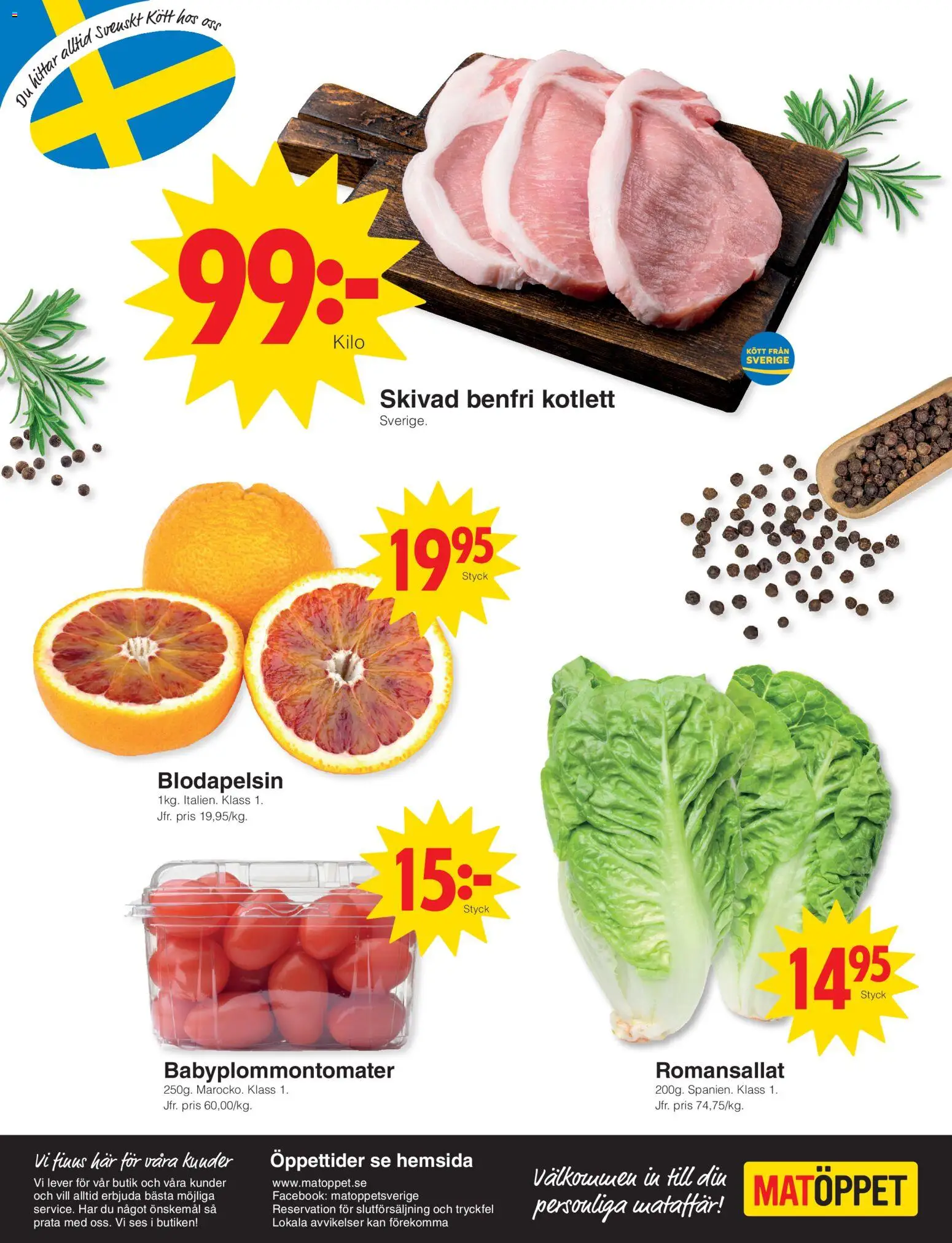 Matöppet reklamblad aktuell från 26.01.2026 | Sida: 4 | Produkter: Blodapelsin