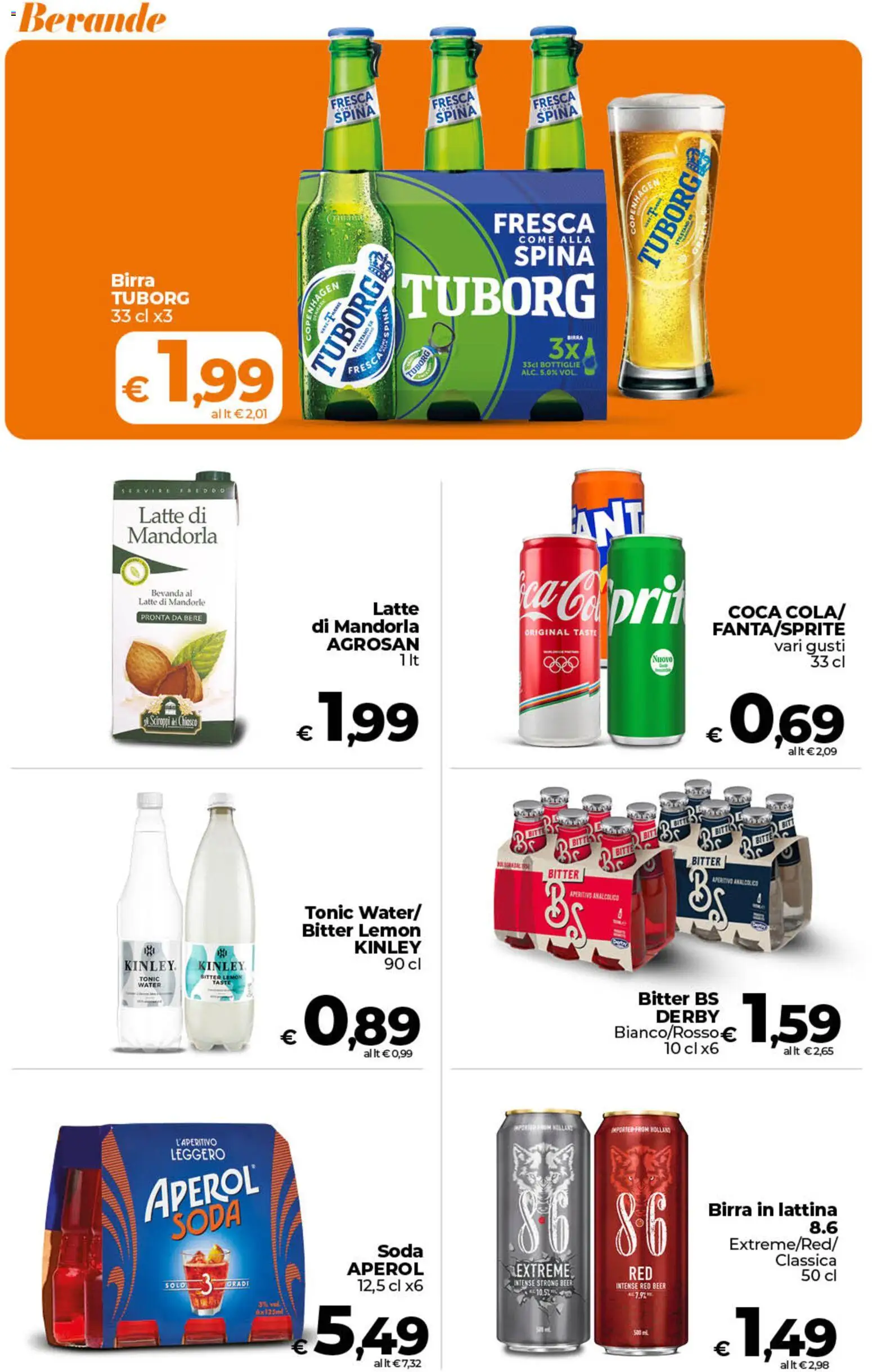 Volantino Ipercoop del 07.04.2026 | Pagina: 46 | Prodotti: Birra, Latte, Aperol, Aperitivo