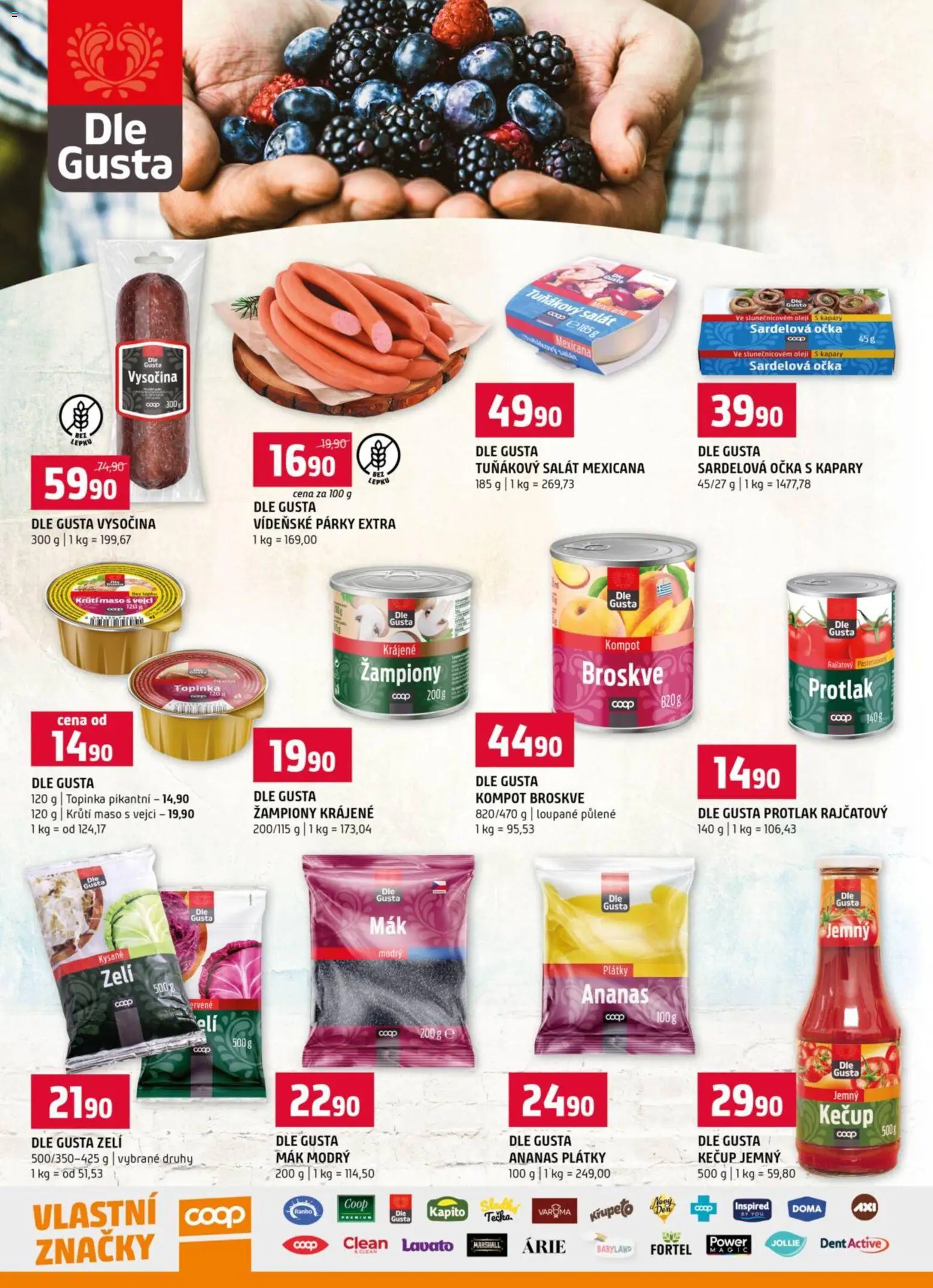 Terno leták od 14.01.2026 | Strana: 18 | Produkty: Kompot, Vídeňské párky, Párky, Salát