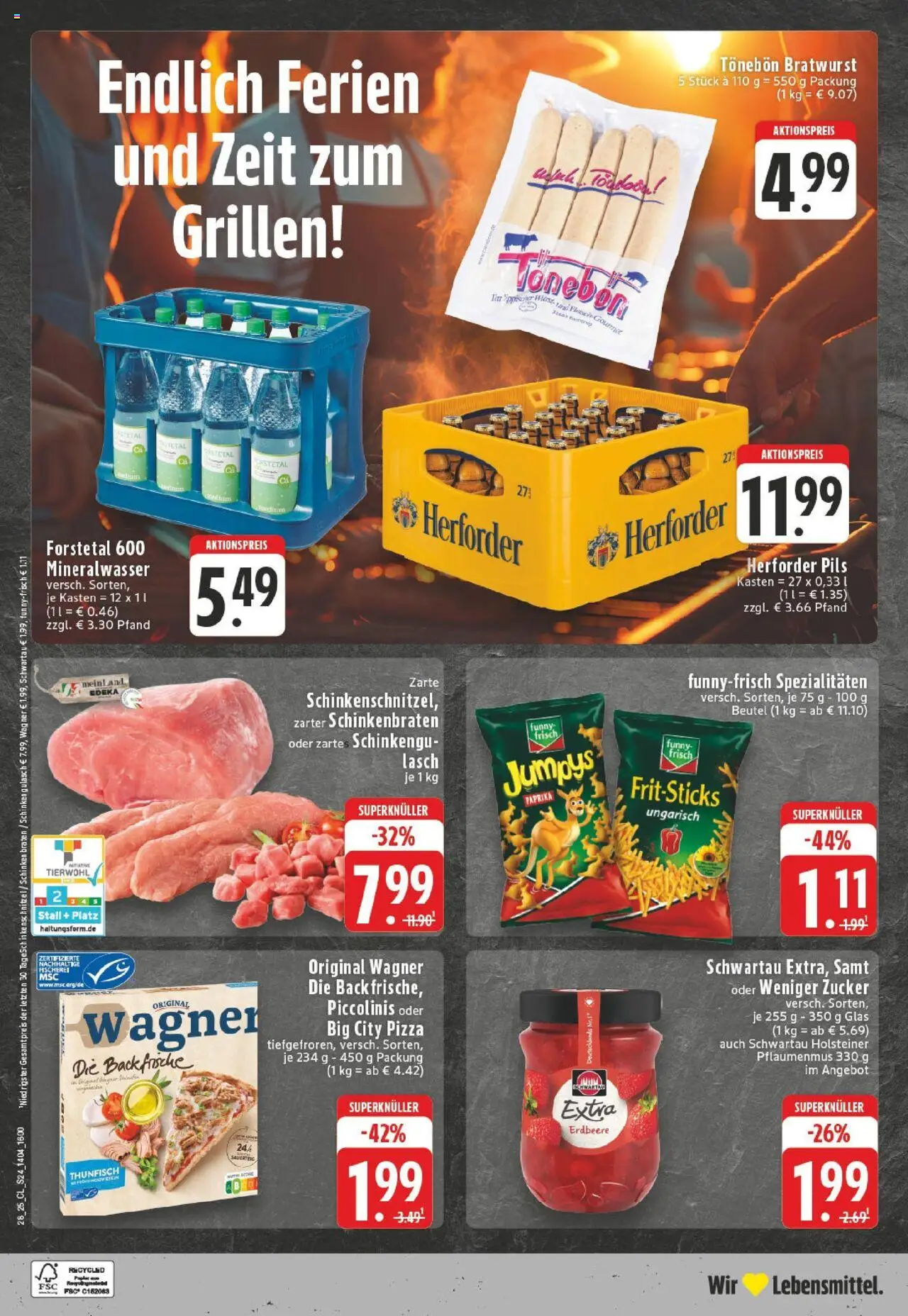 Edeka prospekt Detmold	 - gültig ab dem 06.07.2025 | Seite: 24 | Produkte: Thunfisch, Paprika, Piccolinis, Chips