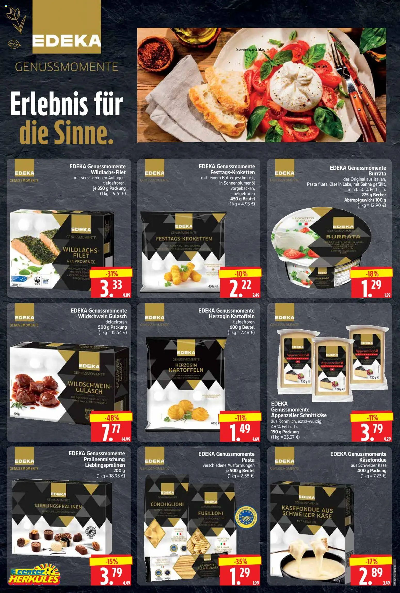 HERKULES Prospekt 	 – gültig ab 02.03.2026 | Seite: 8 | Produkte: Sonnenblumenol, Kartoffeln, Pasta, Sahne