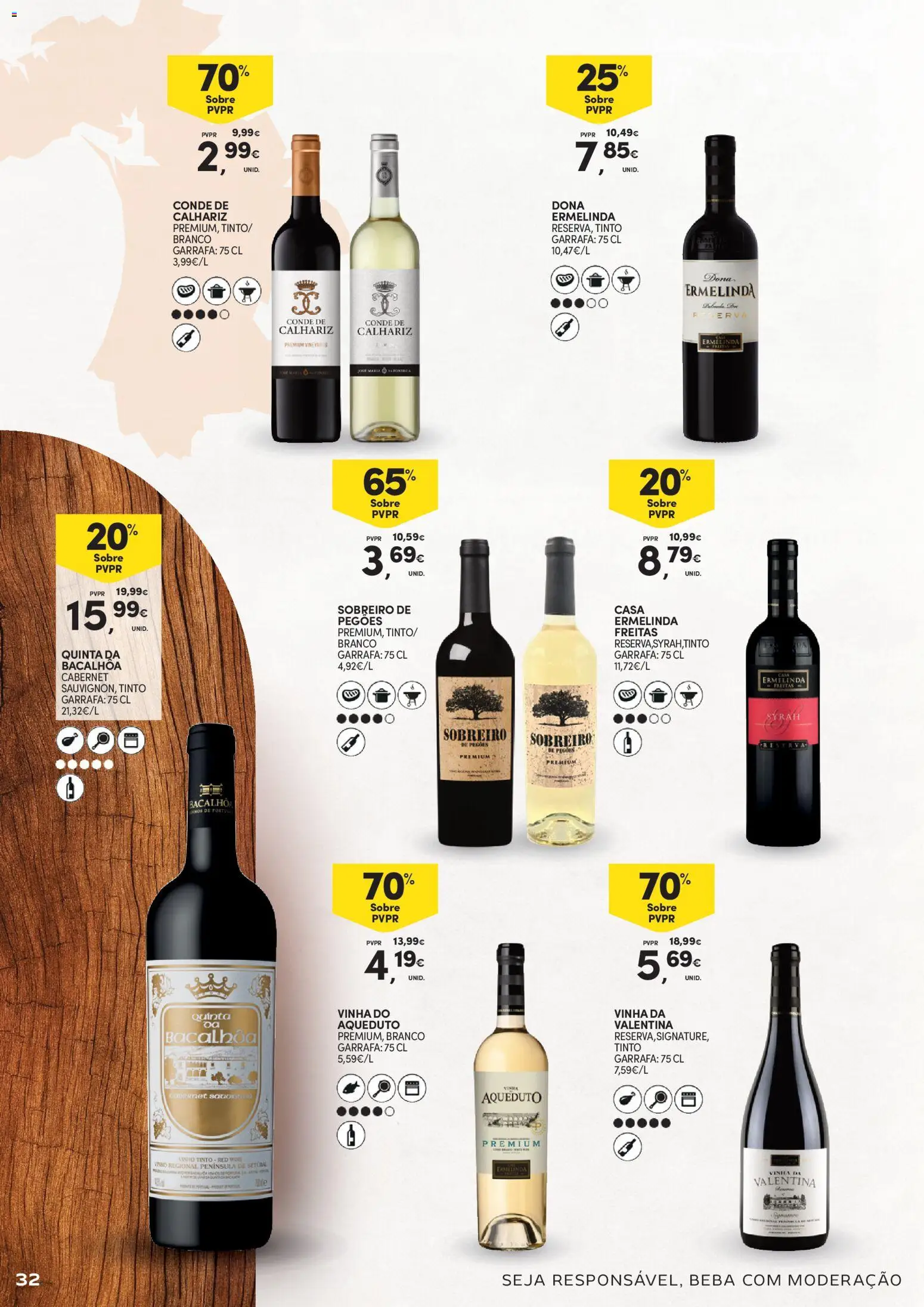 Continente - Queijos, Enchidos e Vinhos Aproveite para petiscar │ válido de 03.02.2026 | Página: 32