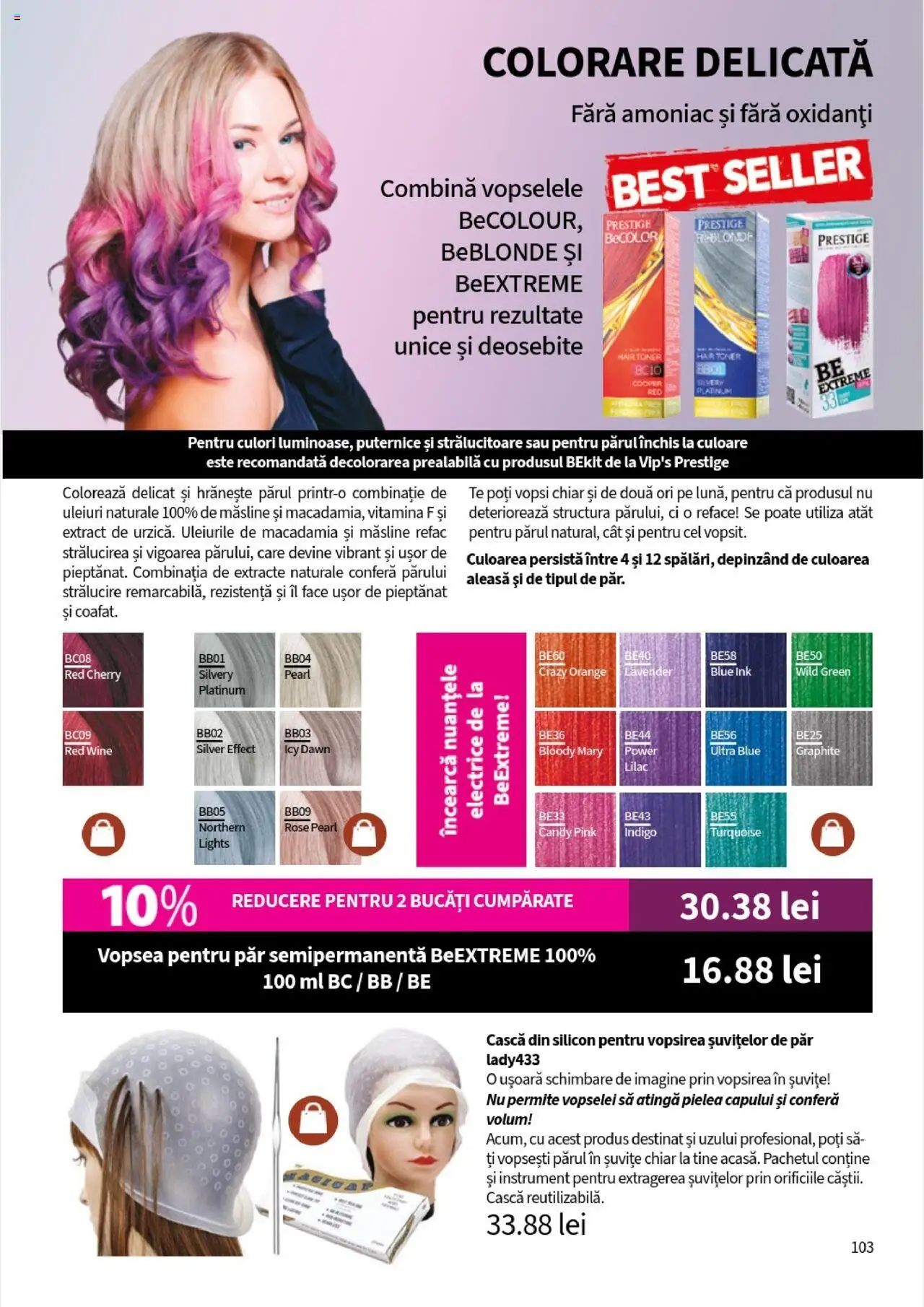 Catalog Lady’s – valabil de la 01.08.2025 | Pagină: 103 | Produse: Toner, Vopsea, Măsline