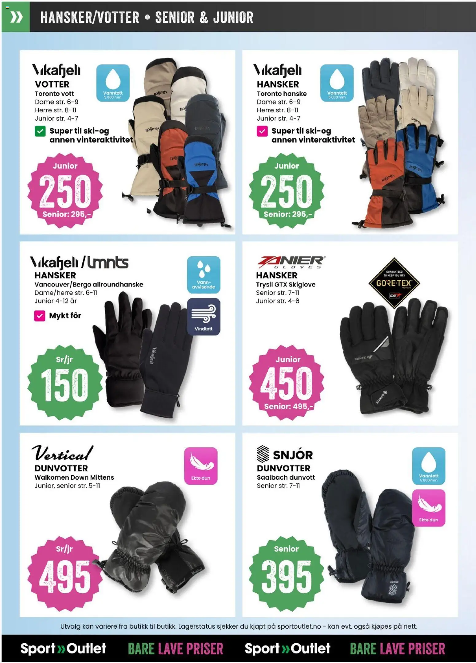 {H1} | Side: 48 | Produkter: Hansker, Вермішель, Votter