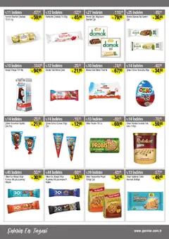 15.04.2026 tarihinden itibaren geçerli olan Gürmar kataloğu önizlemesi | Sayfa: 11 | Ürünler: Kutu, Gofret, Meyve, Bisküvi