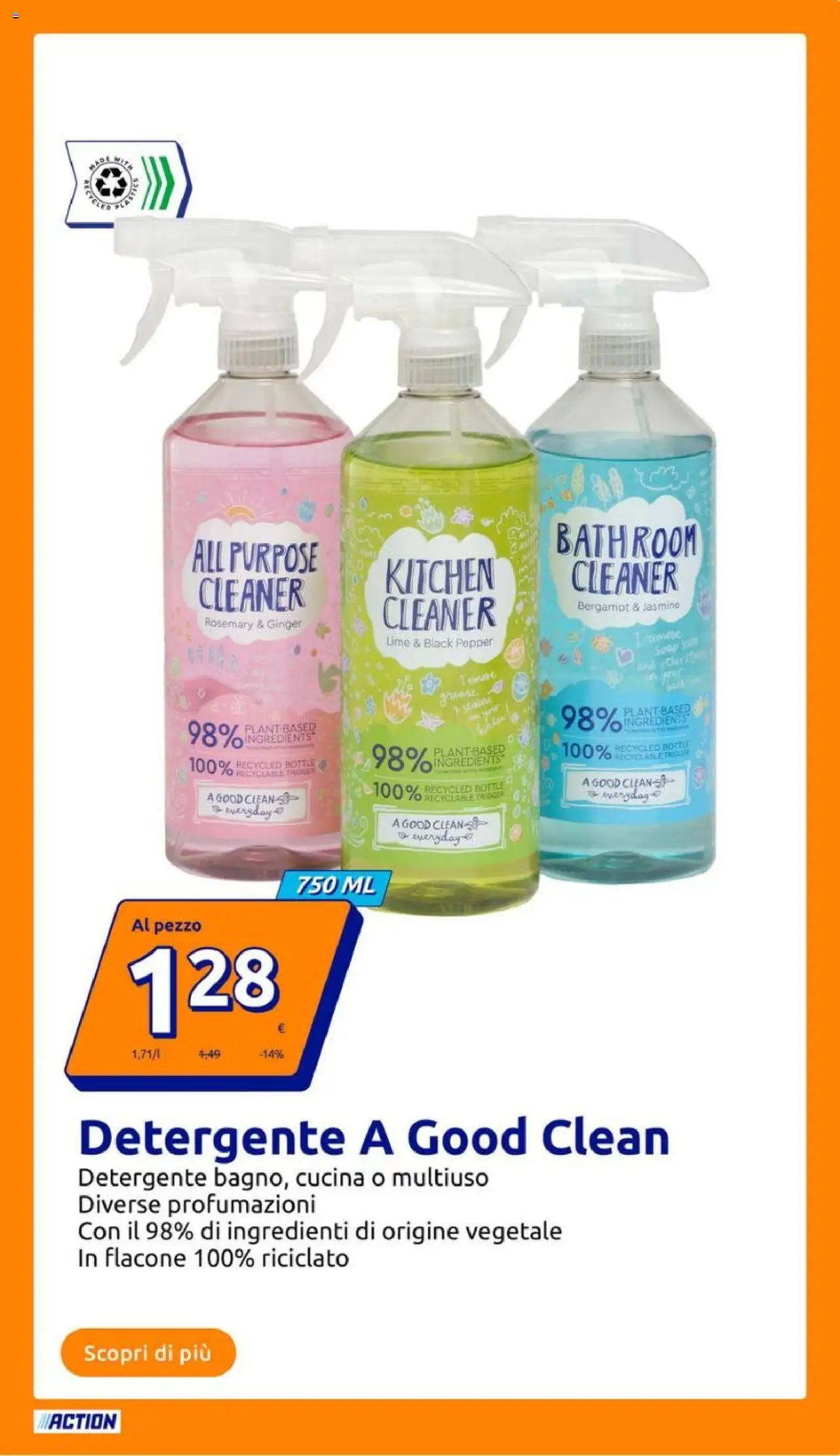 Volantino Action del 06.08.2025 | Pagina: 9 | Prodotti: Detergente, Lime