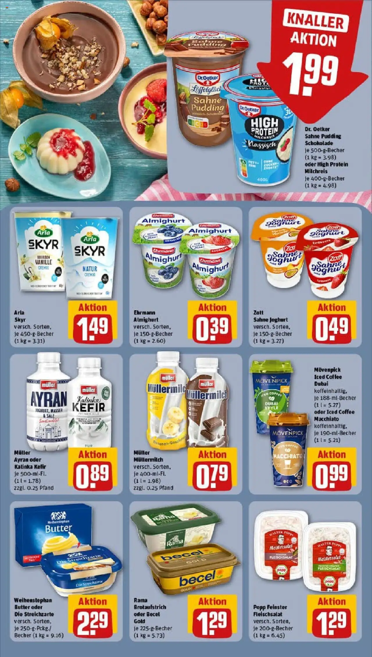 Rewe prospekt Jork	 – gültig ab 01.09.2025 | Seite: 15 | Produkte: Skyr, Müllermilch, Muller mullermilch, Sahne