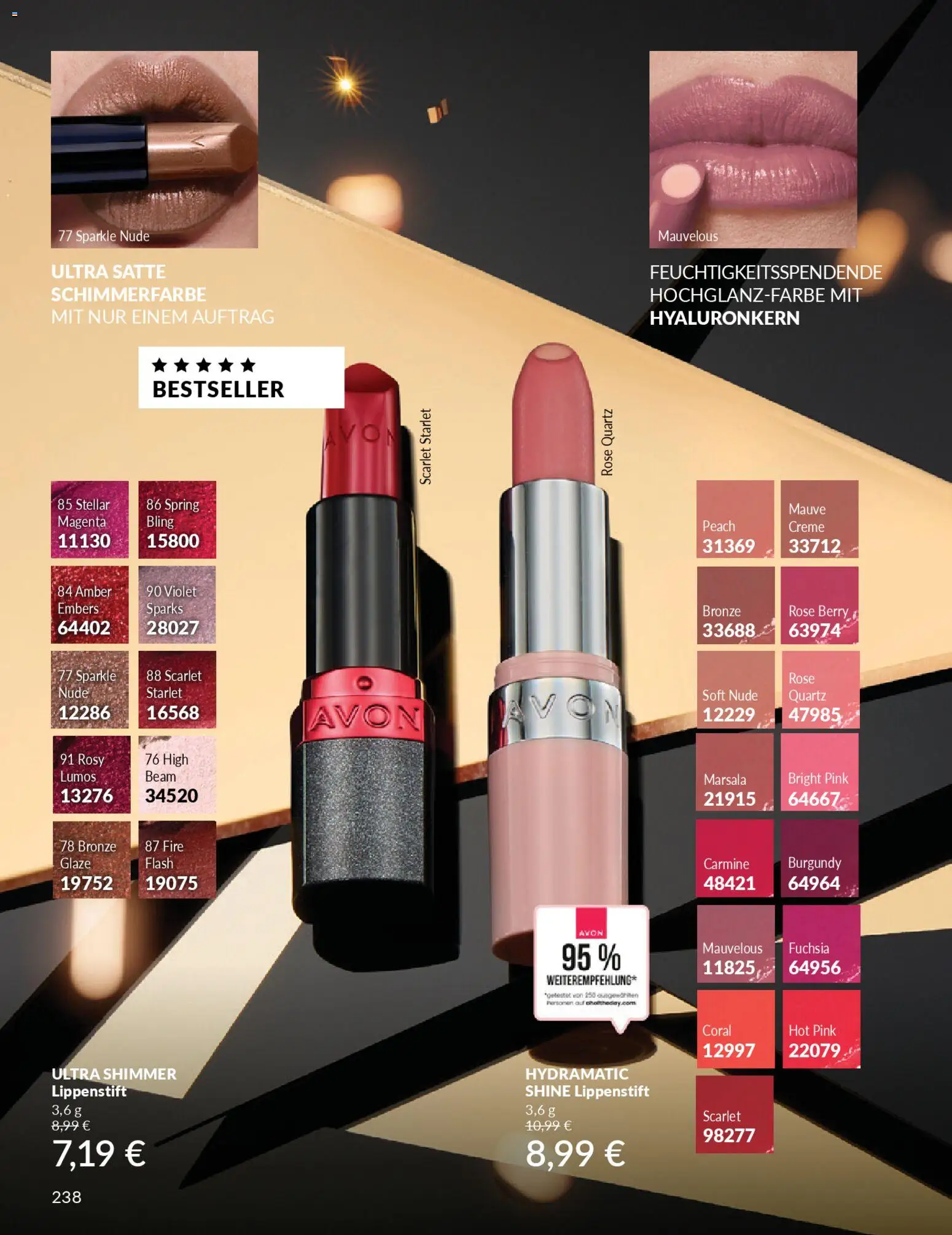 Avon - Black Friday – gültig ab 01.11.2025 | Seite: 240 | Produkte: Lippenstift, Creme