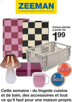 Zeeman - Prévisualisation de Zeeman catalogue Été valide à partir de 26.07.2025
