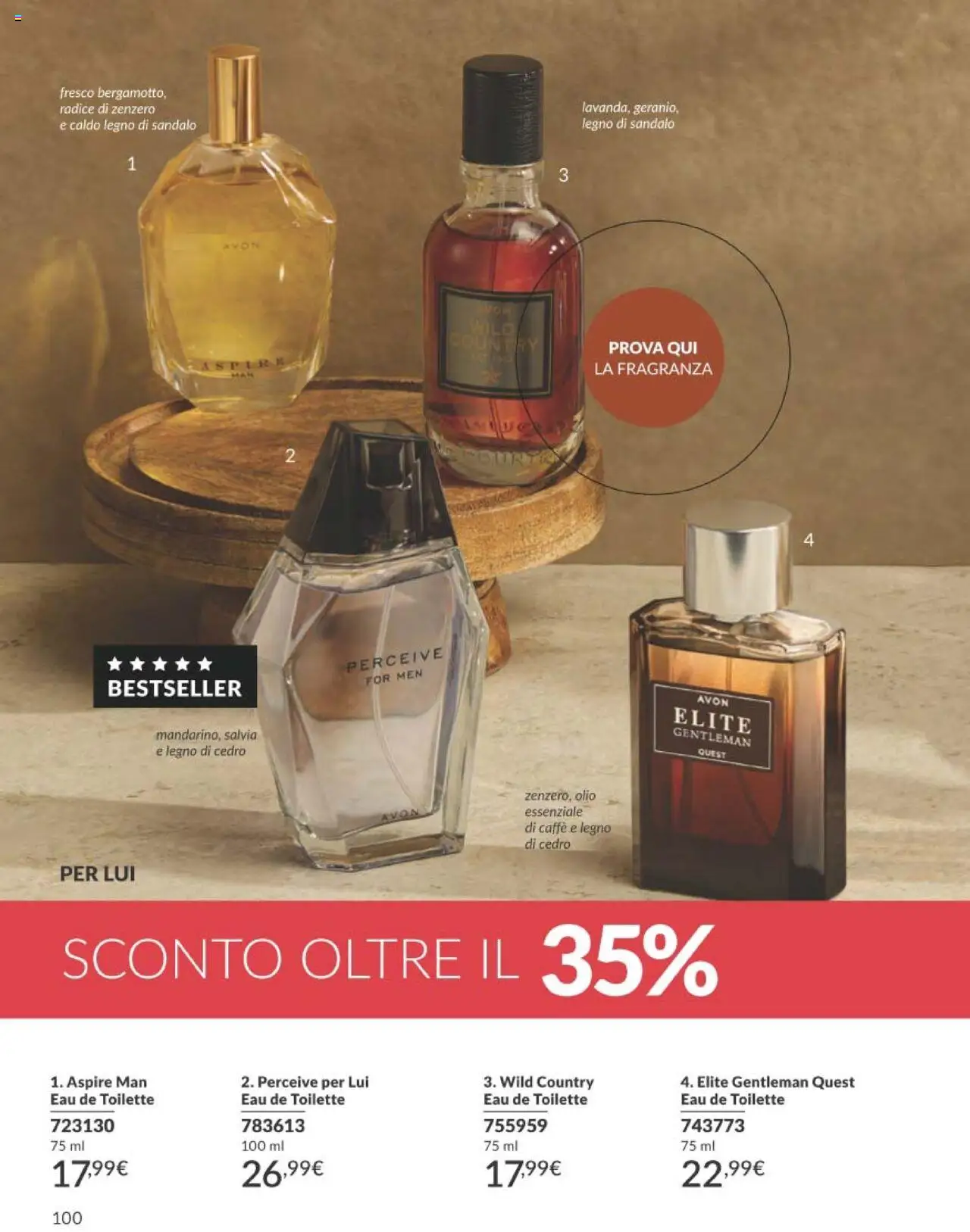 Volantino Avon del 01.10.2025 | Pagina: 100 | Prodotti: Caffè, Olio, Fragranza