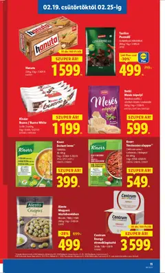 Lidl Akciós újság - amely érvényes a következő dátumtól: 19.02.2026 | Oldal: 11