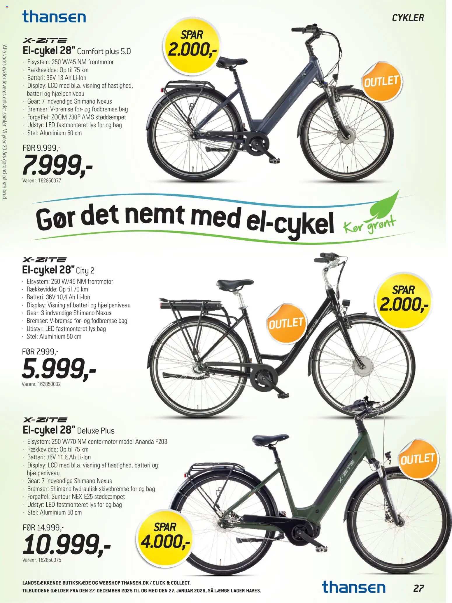 Thansen tilbudsavis – gyldig fra 27.12.2025 | Side: 27 | Produkter: Batteri