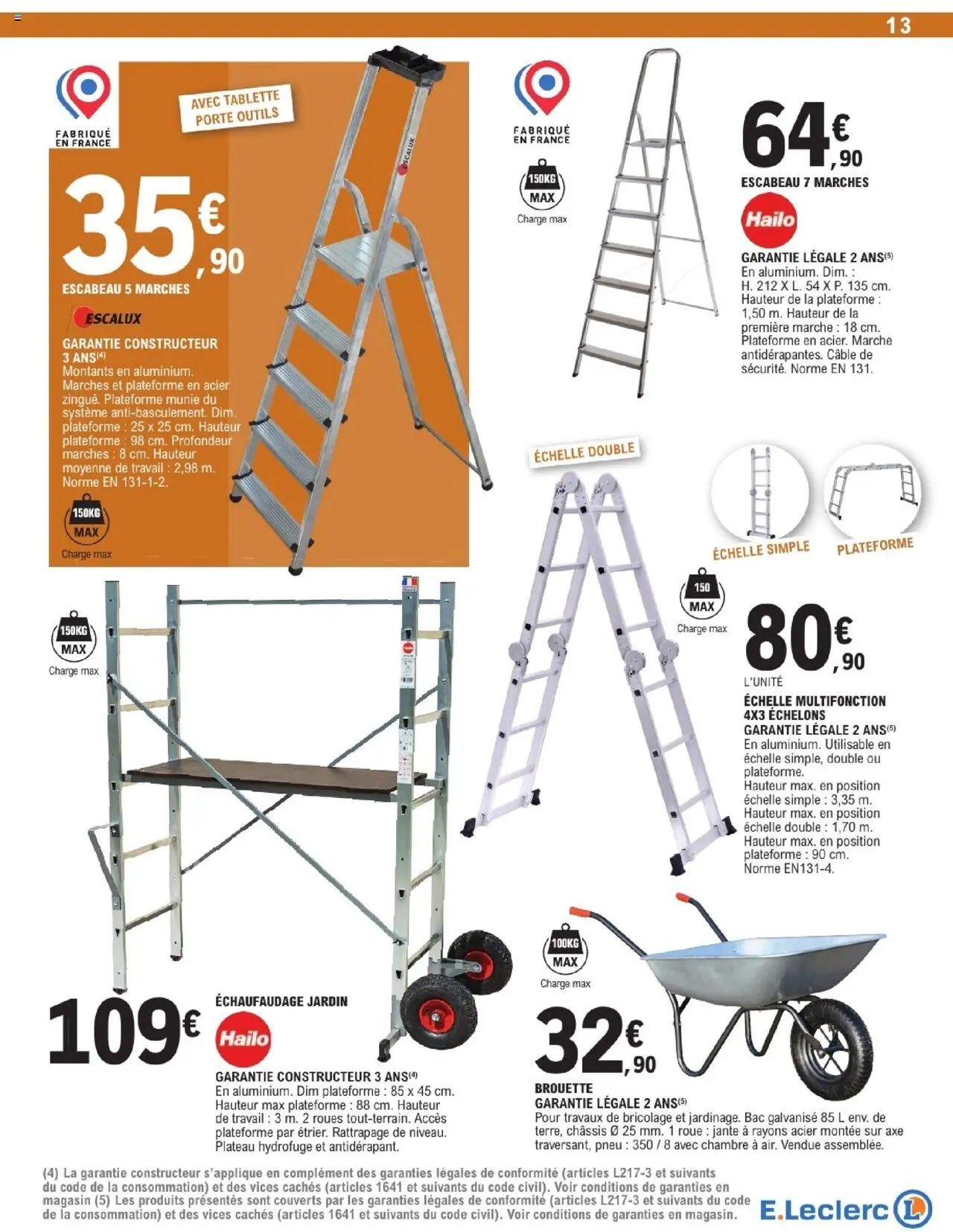  | Page: 13 | Produits: Tablette, Plateau, Brouette, Porte