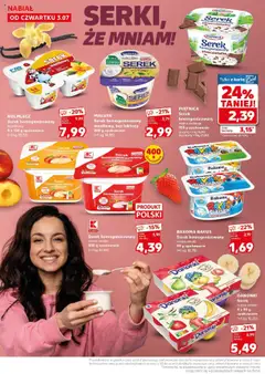 Kaufland gazetka - Super Sobota od 05.07.2025 | Strona: 14 | Produkty: Karta, Bez laktozy, Serek homogenizowany, Serek