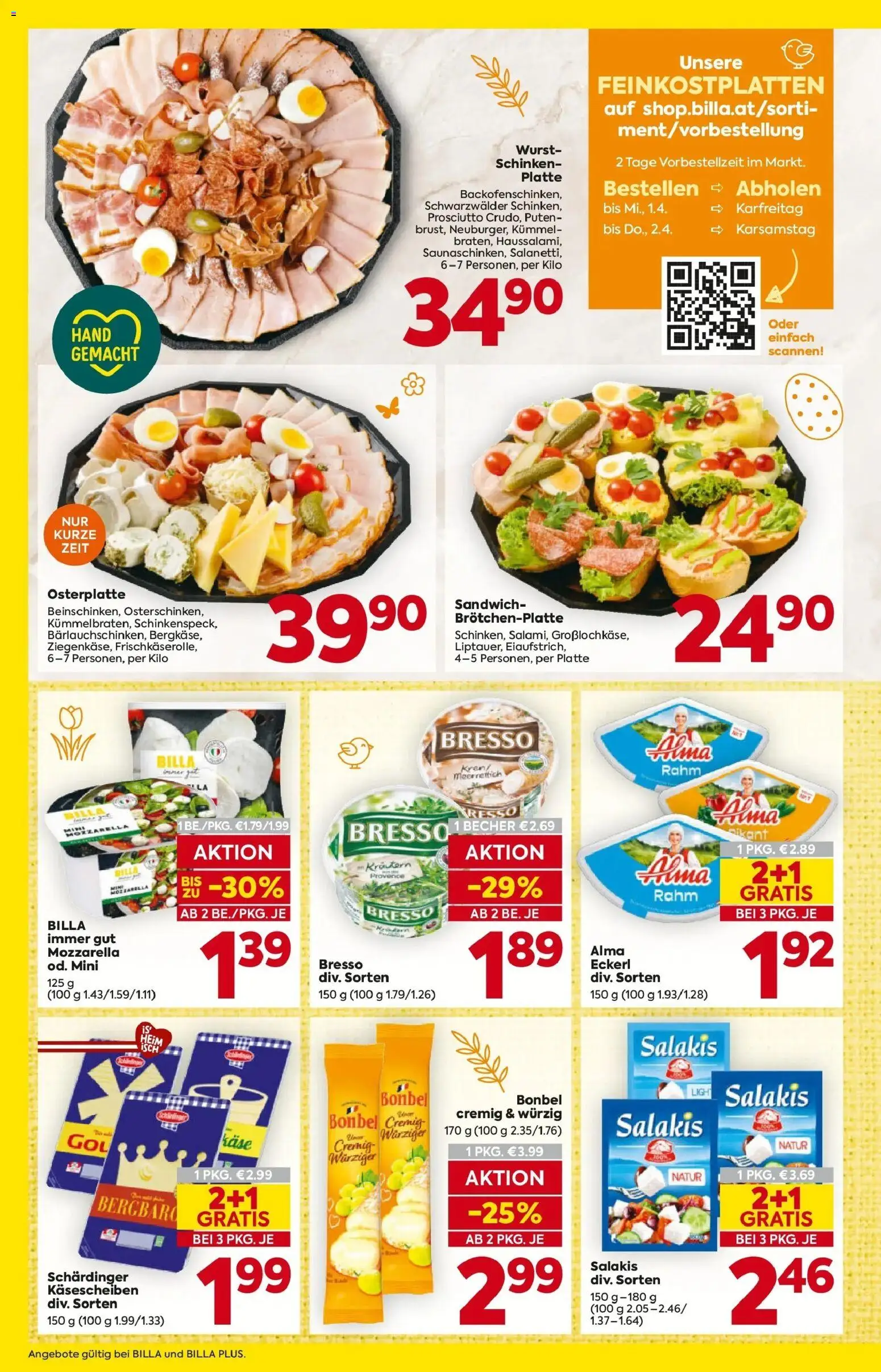 Billa Flugblatt - Wien gültig ab 19.03.2026 | Seite: 12 | Produkte: Wurst, Käse, Schinken