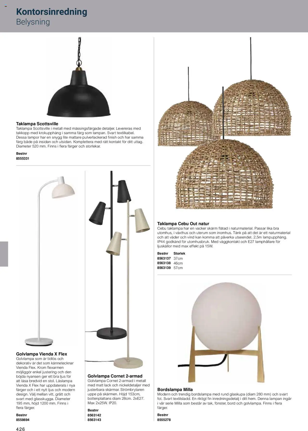 Office Depot reklamblad aktuell från 15.02.2024 | Sida: 428 | Produkter: Växthus, Bordslampa, Bord, Ljus