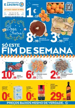 Pré-visualização E.Leclerc Catálogo Fim de Semana válido de 19.12.2025