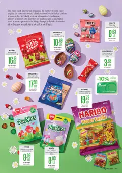 Ofertele Mega Image valabile de la 26.03.2026 | Pagină: 27 | Produse: Ouă, Ciocolată, Paste, Jeleuri
