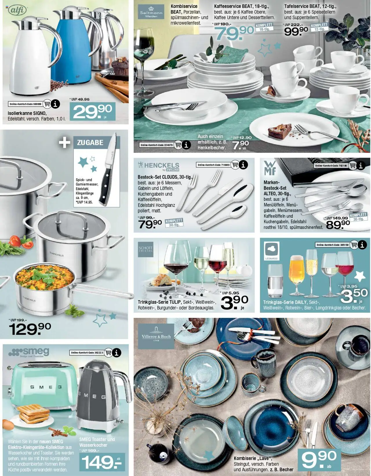 Ostermann Weihnachts-Spezial – gültig ab 01.10.2025 | Seite: 9 | Produkte: Wasserkocher, Kaffee, Sekt, Küche