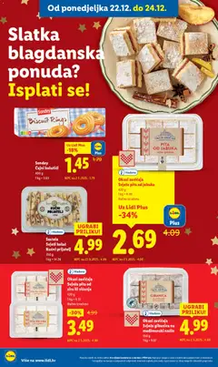 Okusi zavičaja Svježa pita od jabuka, Svježa pita od jabuka, ručno izrađena, 420 g - Pregled kataloga iz trgovine Lidl, vrijedi od 15.12.2025 | Stranica: 92