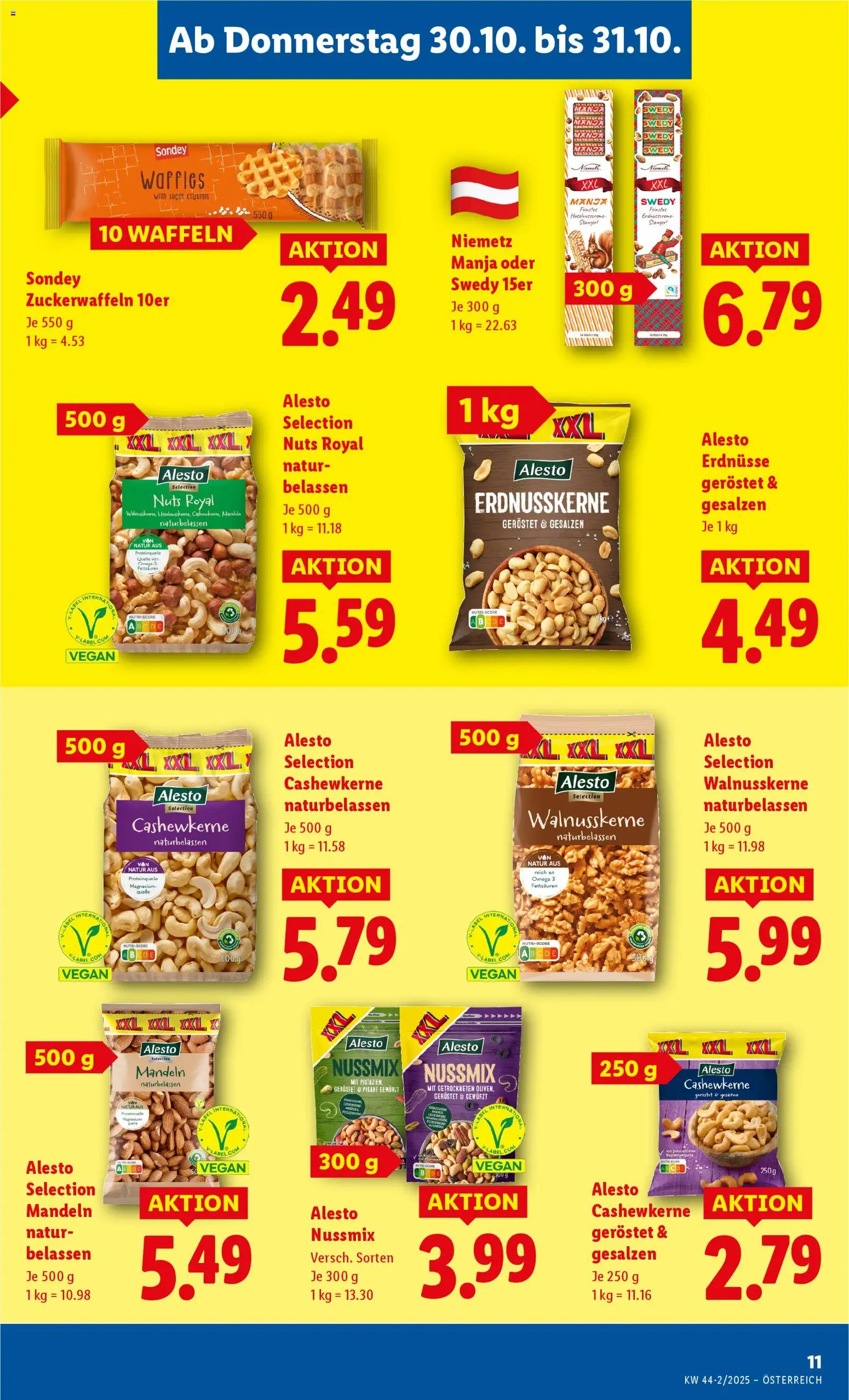 Lidl Flugblatt - Altenmarkt im Pongau, St. Johann im Pongau, Zell am See gültig ab 30.10.2025 | Seite: 15 | Produkte: Папионка, Rum