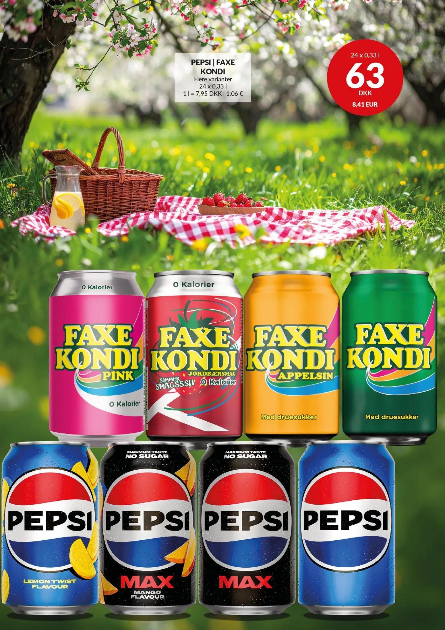 Nielsen Discount tilbudsavis – gyldig fra 05.03.2026 | Side: 16 | Produkter: Mango, Faxe Kondi, Pepsi