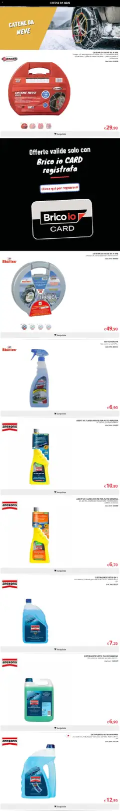 Anteprima del volantino Brico io Auto Inverno catalogo valido a partire dal 15.10.2025 | Pagina: 2
