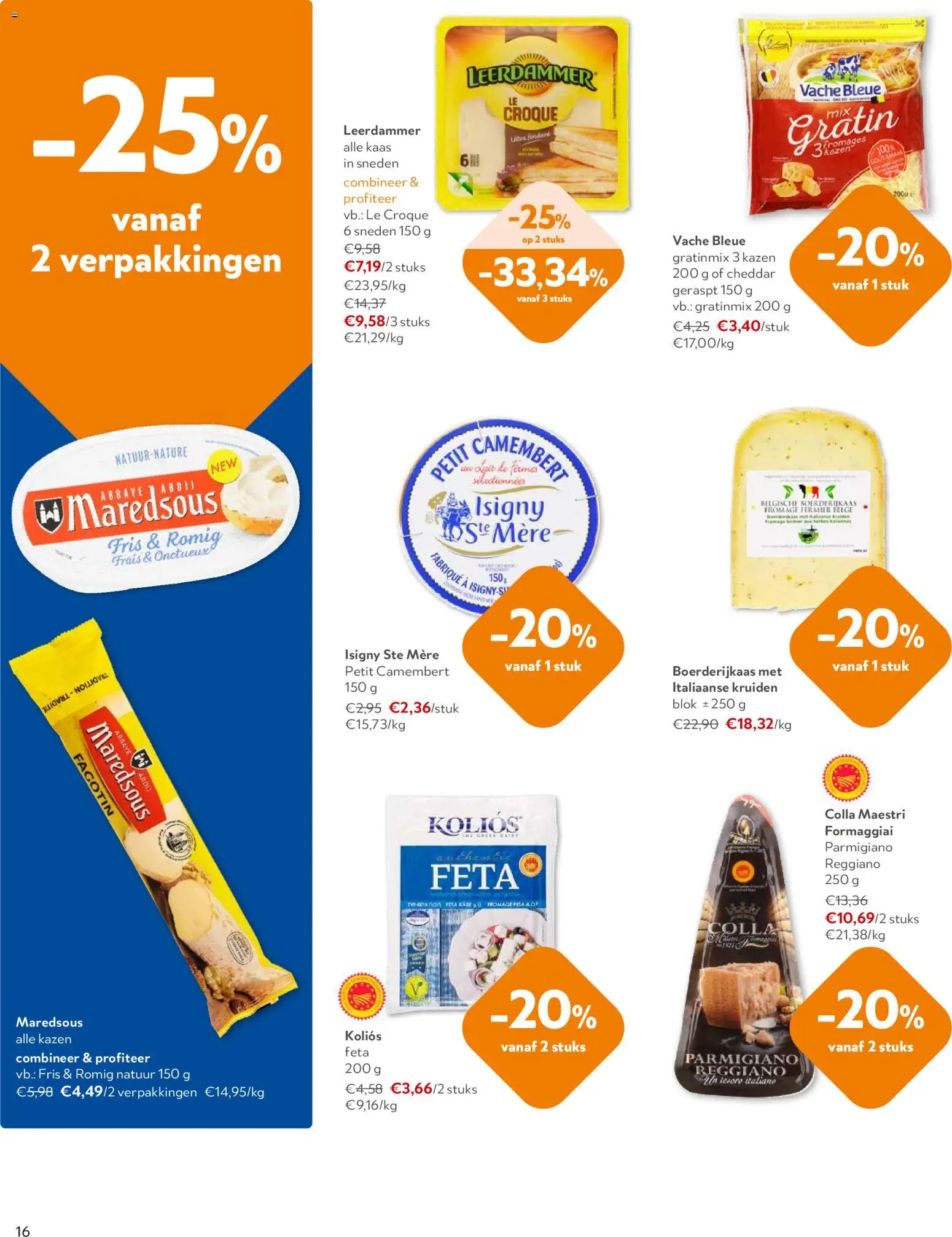 {H1} | Pagina: 16 | Producten: Cheddar, Feta, Kaas