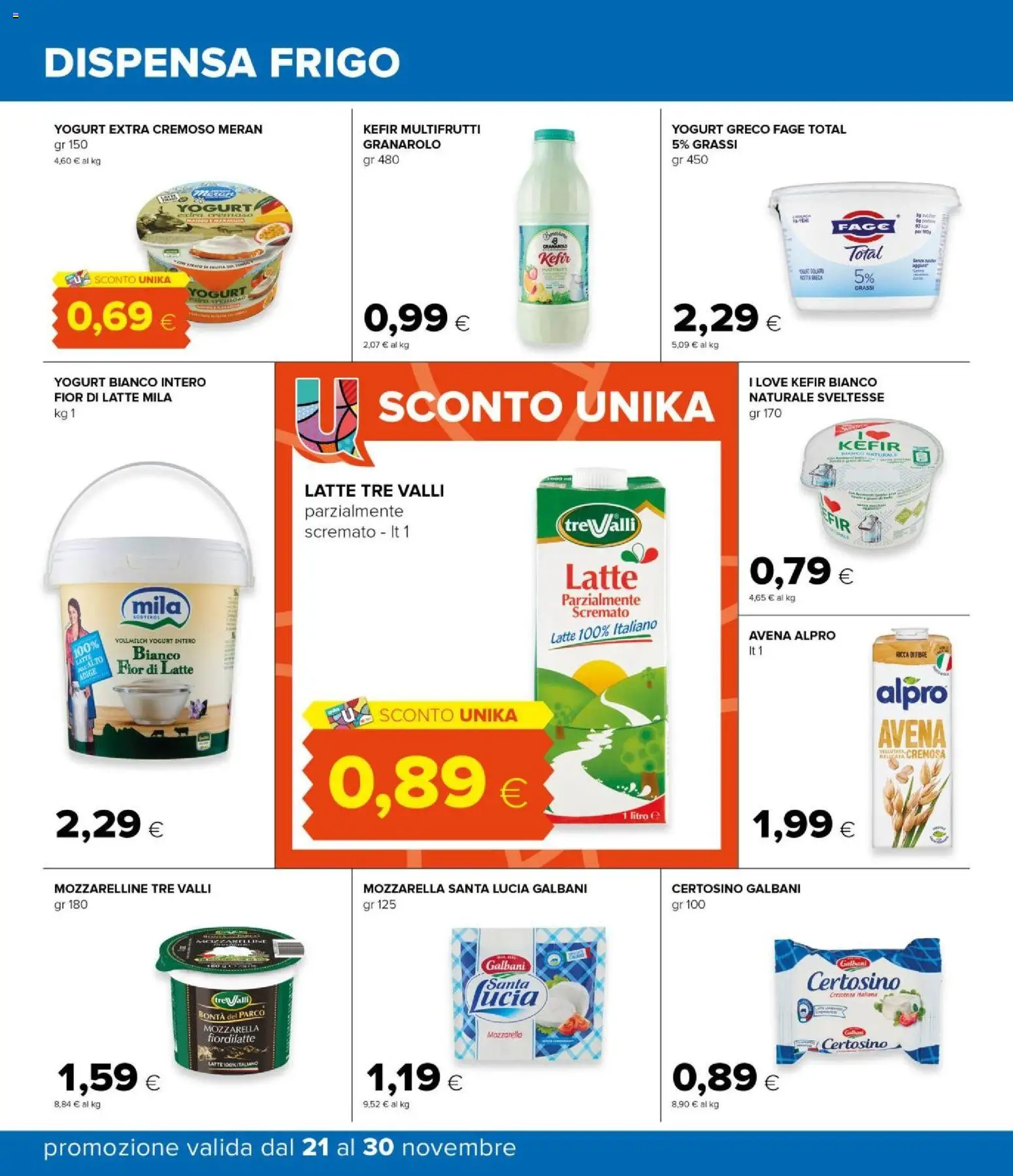 Volantino Oasi del 21.11.2025 | Pagina: 24 | Prodotti: Yogurt greco, Yogurt, Latte, Crescenza