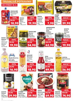 Náhled letáku Kaufland leták - Plzeň od 18.03.2026 | Strana: 38 | Produkty: Perník, Slunečnicový olej, Kuře, Nudle