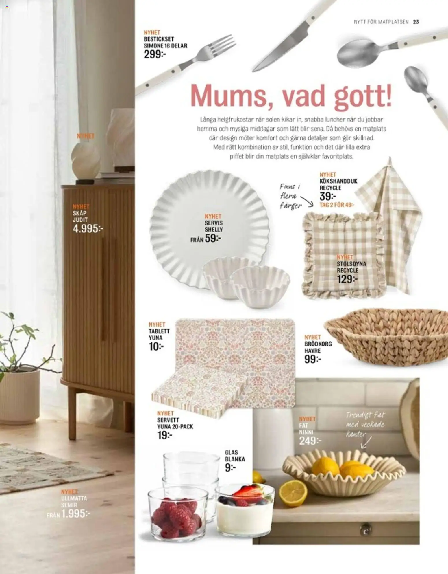 Mio reklamblad aktuell från 01.03.2026 | Sida: 23 | Produkter: Skåp