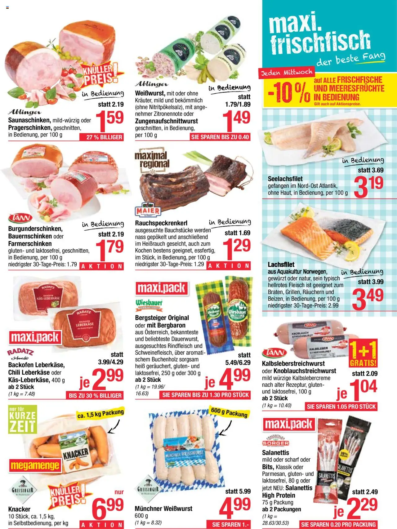 Maximarkt Flugblatt gültig ab 22.09.2025 | Seite: 5 | Produkte: Meeresfrüchte, Chili, Rindfleisch