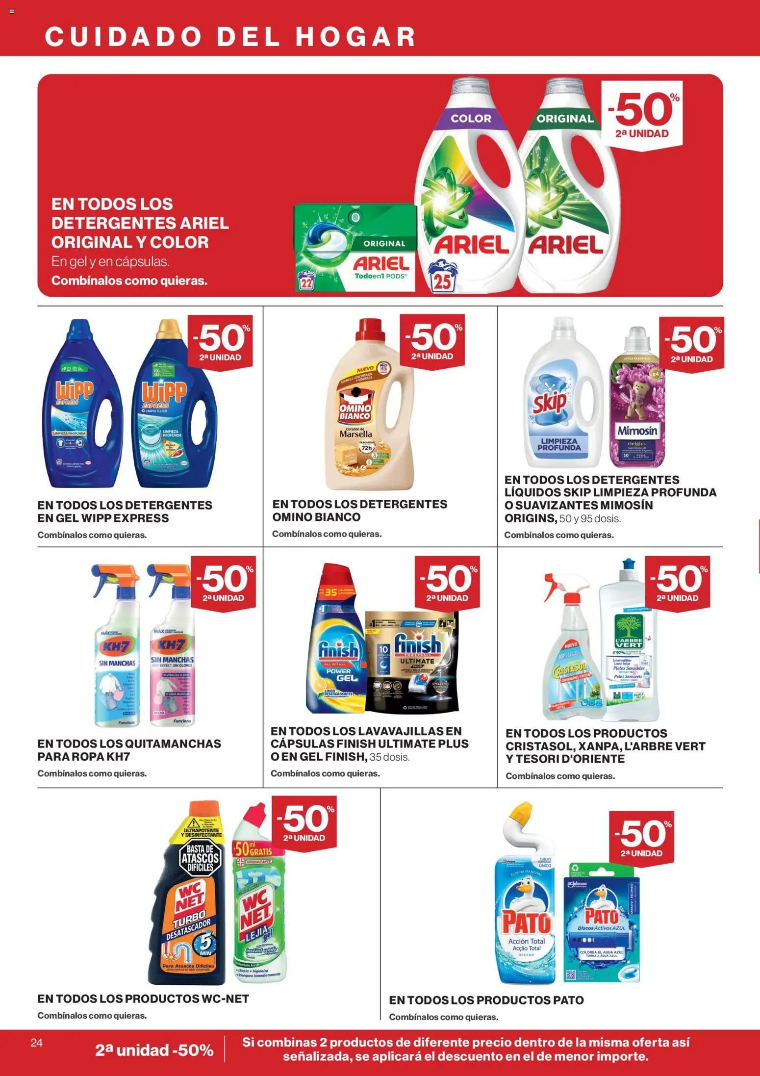 El Corte Inglés ofertas │ válido desde el 09.04.2026 | Página: 24 | Productos: Fragancia, Quitamanchas, Ropa, Lavavajillas