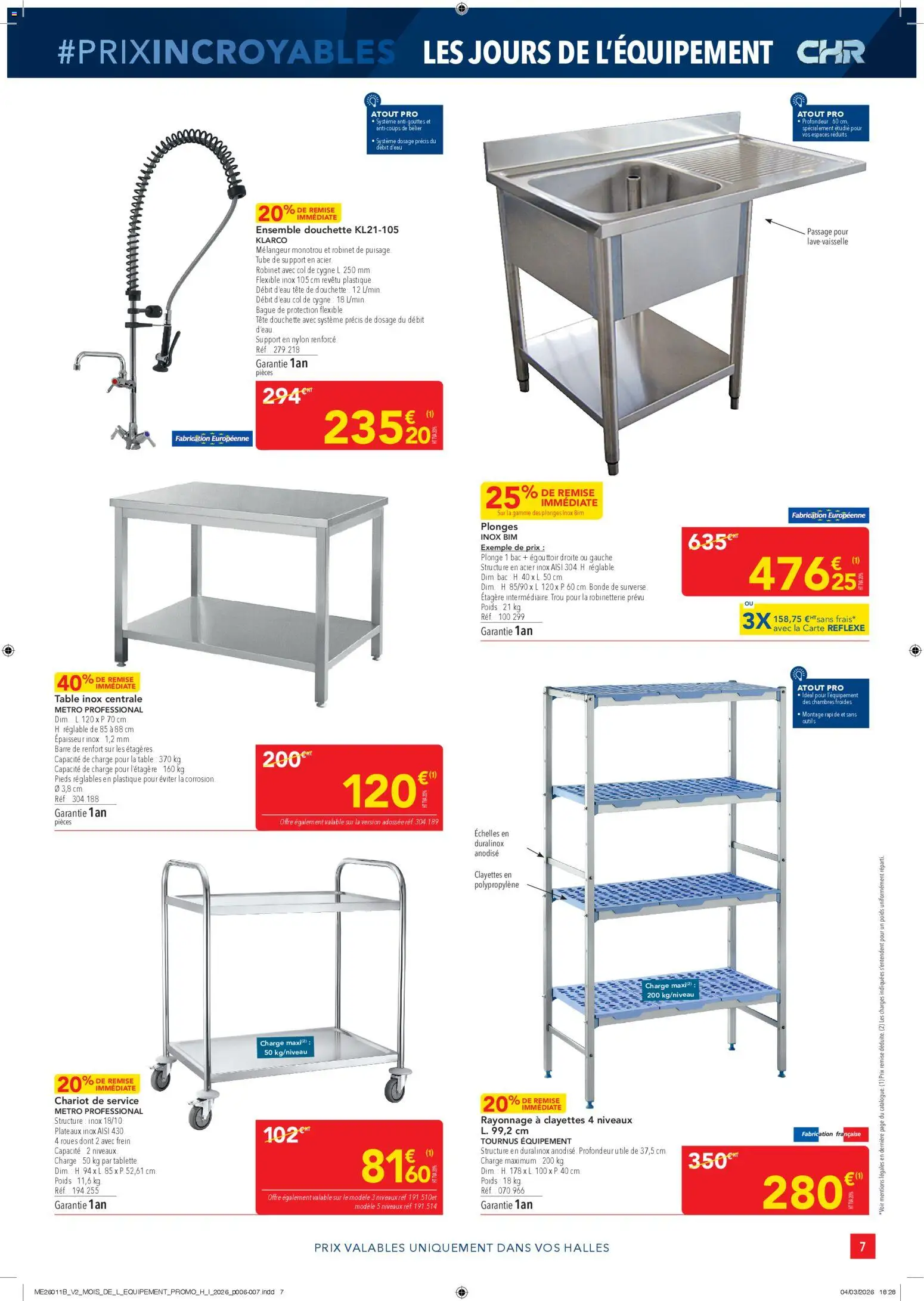 {H1} | Page: 7 | Produits: Poids, Étagère, Table, Bague