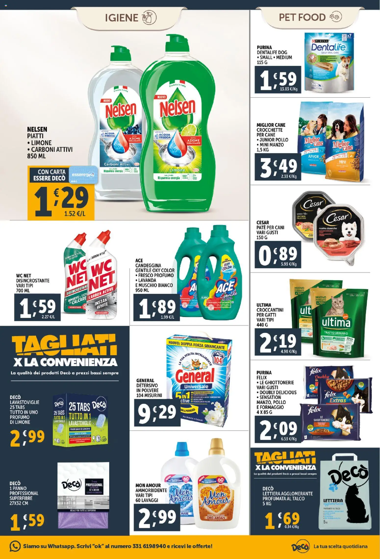 Volantino Decò del 20.01.2026 | Pagina: 21 | Prodotti: Ammorbidente, Candeggina, Acqua, Lavanda