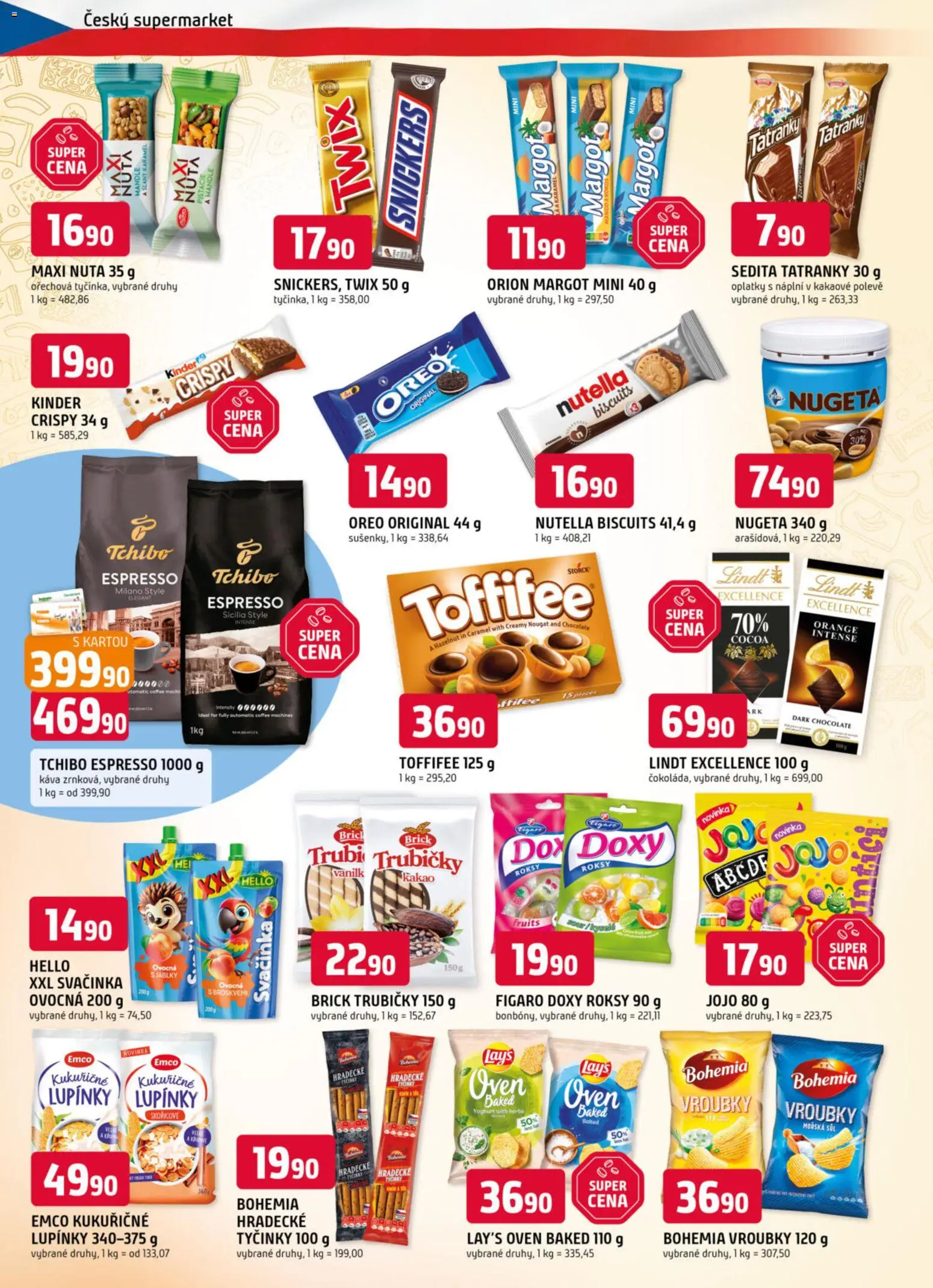 Trefa leták od 05.11.2025 | Strana: 6 | Produkty: Lindt, Tchibo, Oreo, Nutella