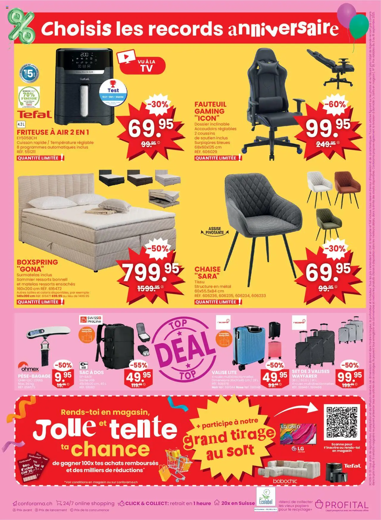 Conforama Aktionen Remise Immédiate – gültig ab 03.09.2025 | Seite: 16 | Produkte: Friteuse, Usb, Grill, LG
