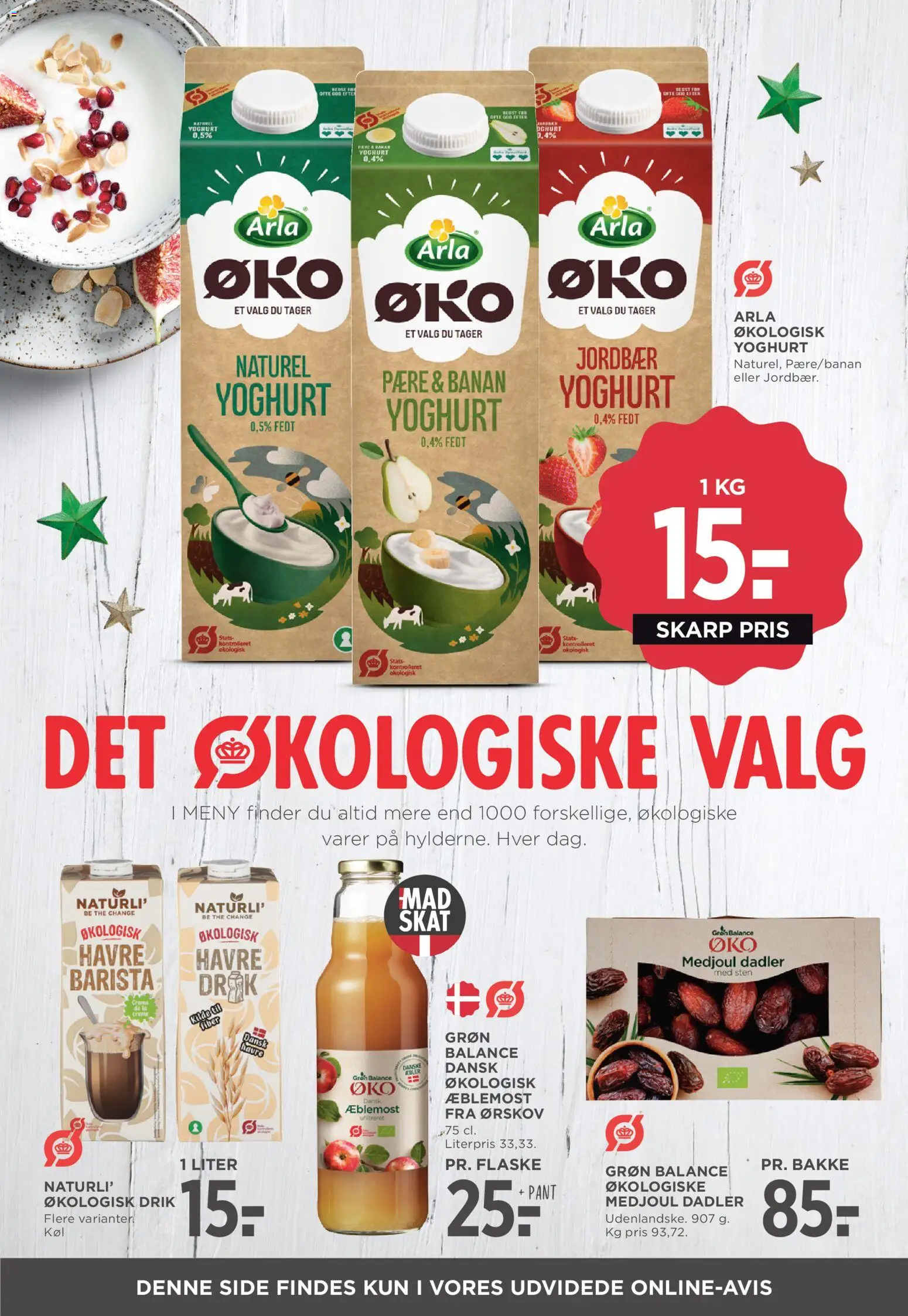 Meny tilbudsavis – gyldig fra 07.11.2025 | Side: 19 | Produkter: Yoghurt, Jordbær, Dadler