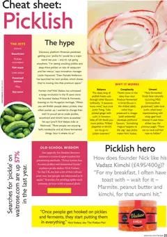 Preview of Waitrose - April 2026 valid from 01.04.2026 | Page: 31 | Products: Sauce, Butter, Cucumbers, Keksajt